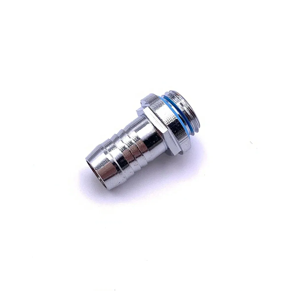 Color: Blue - 6pcs PC Water Cooling Barb Fitting Two-Touch Fitting G1/4 Thread Barb Connector for Computer Cooling System 4/6/7.2/9/11/14mm