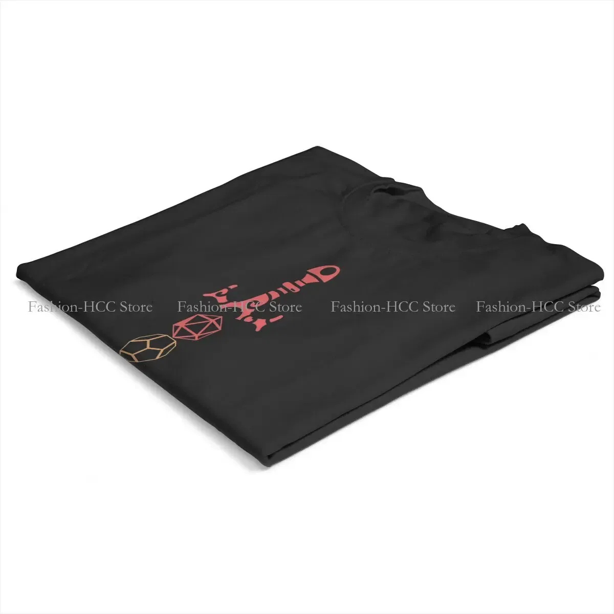 Color: WHITE, Size: XL - Rainbow Dice Sword Tabletop RPG Gaming Unique Polyester TShirt DND Game Top Quality Hip Hop Graphic T Shirt Stuff