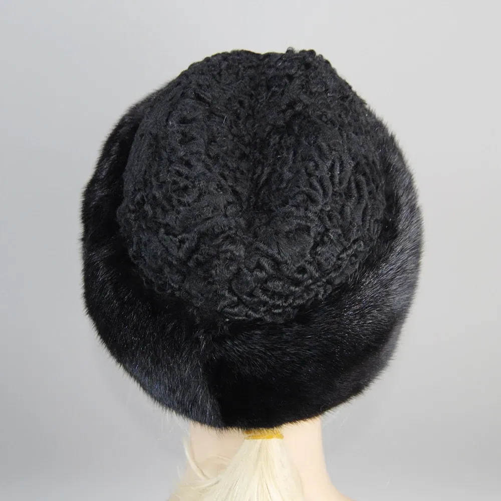Fashion Pure Marten Wool Hat Winter Russian Unisex Warm Hat Whole Marten Sheepskin Hat Karaku Sheepskin Casual Outdoor Mink Hat