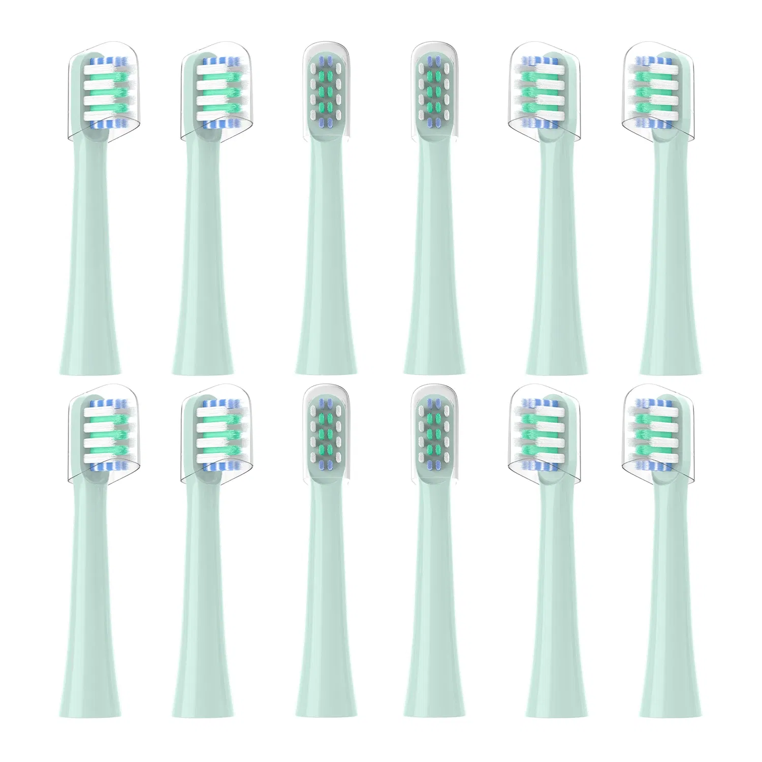 Color: PURPLE - Replacement Toothbrush Heads Compatible with Colgate Hum Connected Smart Battery Toothbrush Refill Head,12 Pack