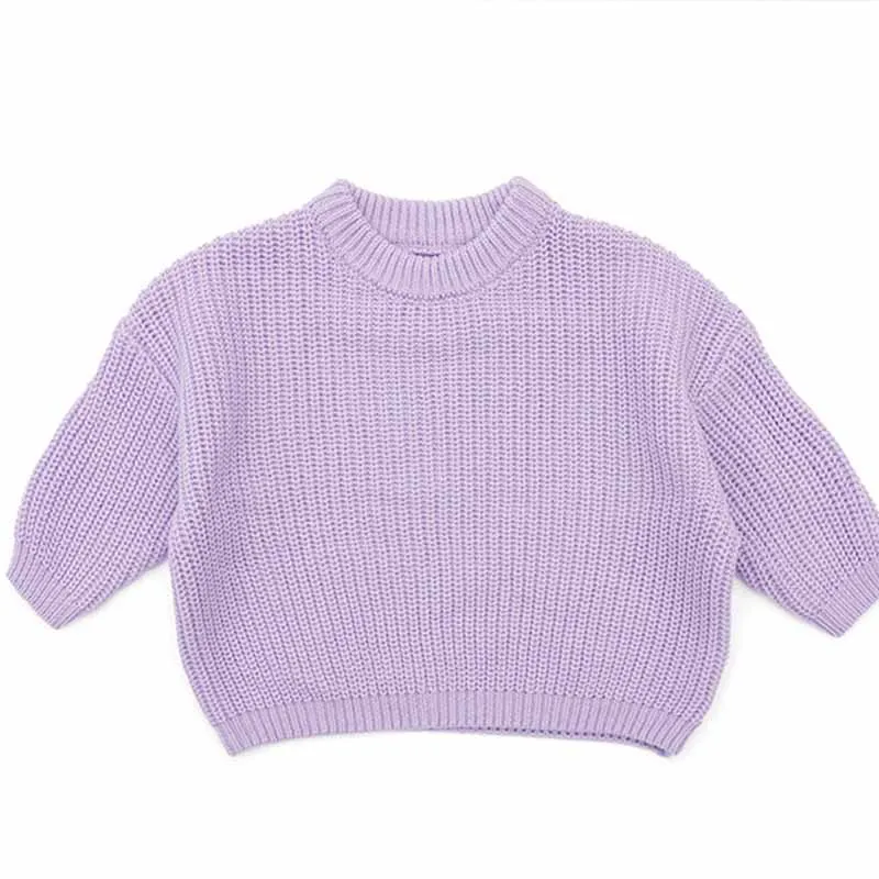 Color: Lavender, Size: 3XL, Age Range: 0-3M - Personalized sweaters for cherished babies.Celebrate your little one's name with unique, custom-made thick knitted sweaters
