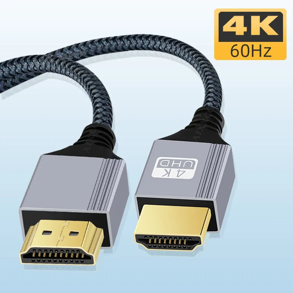 Length: 10m - HDMI-Compatible Cable 2.0 Wire 4K 60Hz for Xiaomi Xbox PS5 PS4 Laptops HDMI-Compatible Splitter Digital Cable Cord 2m 3m 5m 10m