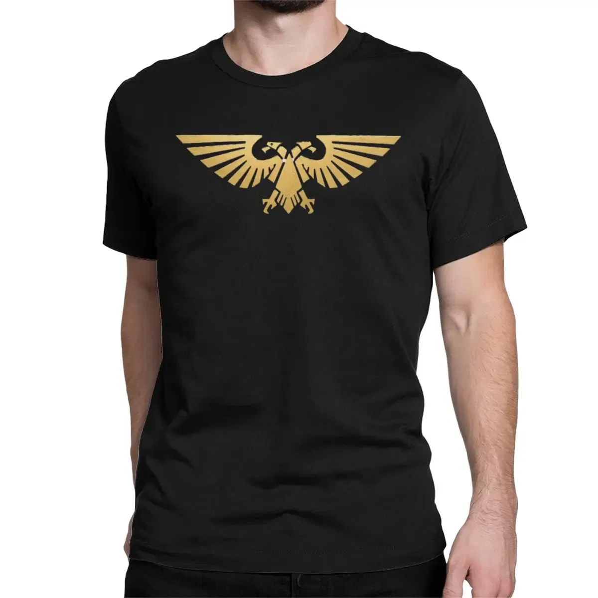 Color: WHITE, Size: 4XL - Awesome Adeptus Astartes T-Shirt Men Women's O Neck Pure Cotton T Shirts W-Warhammer 40k Short Sleeve Tee Shirt 6XL Tops