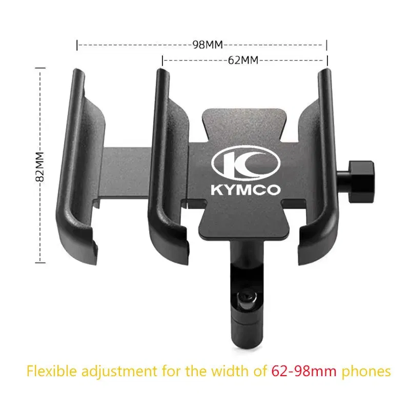 Color: Black, Ships From: CHINA - For KYMCO AK550 ST Xciting S400 i TCS DT X 360 125 350 CV3 Dink X125 X Town CT 125 Downtown 125 ABS Mobile Phone Stand Holder
