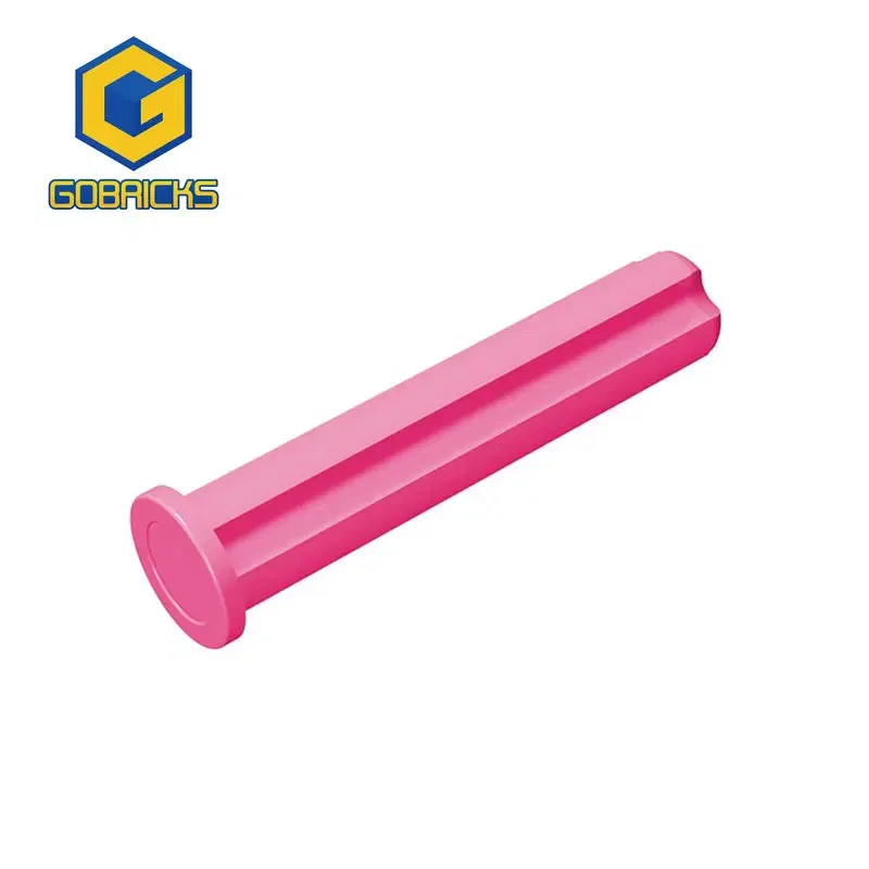 Color: wood - Gobricks 10PCS 24316 Axle 3L with Stop Bricks Collections Bulk Modular GBC Toys For Technical MOC DIY Building Block Compatible