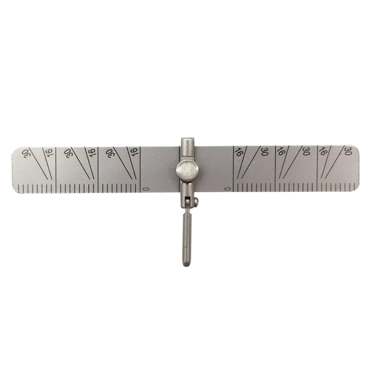 Color: Yellow - Dental Implant Surgery Instrument Oral Planting Positioning Guide Dental implants planting positioning angle ruler Dentist tools