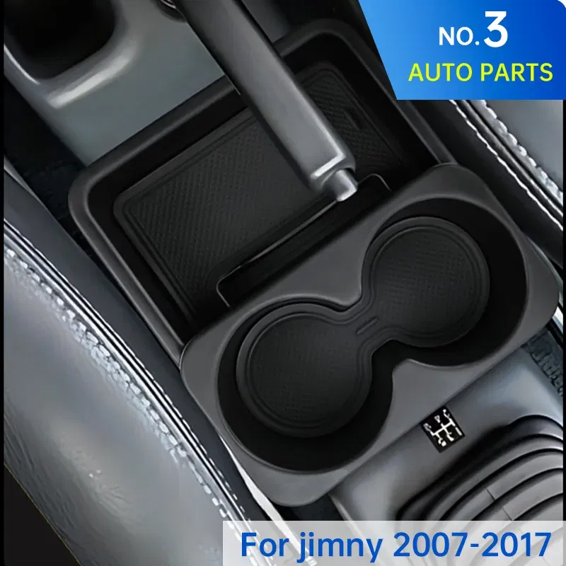 Gear Shift Storage Box Car Center Console Cup Holder Organizer Tray for Suzuki Jimny JB33 JB43 2007-2017 Internal Accessories