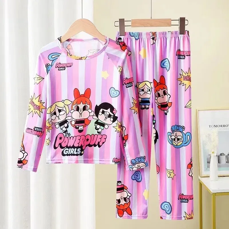 Color: Dark Grey, Kid Size: 4T - 2pcs/set New Disney Stitch Children Pyjamas for Boys and Girls Sets Kid Minnie Home Wear Travel Casual Sleepwear Suit Cute Gift