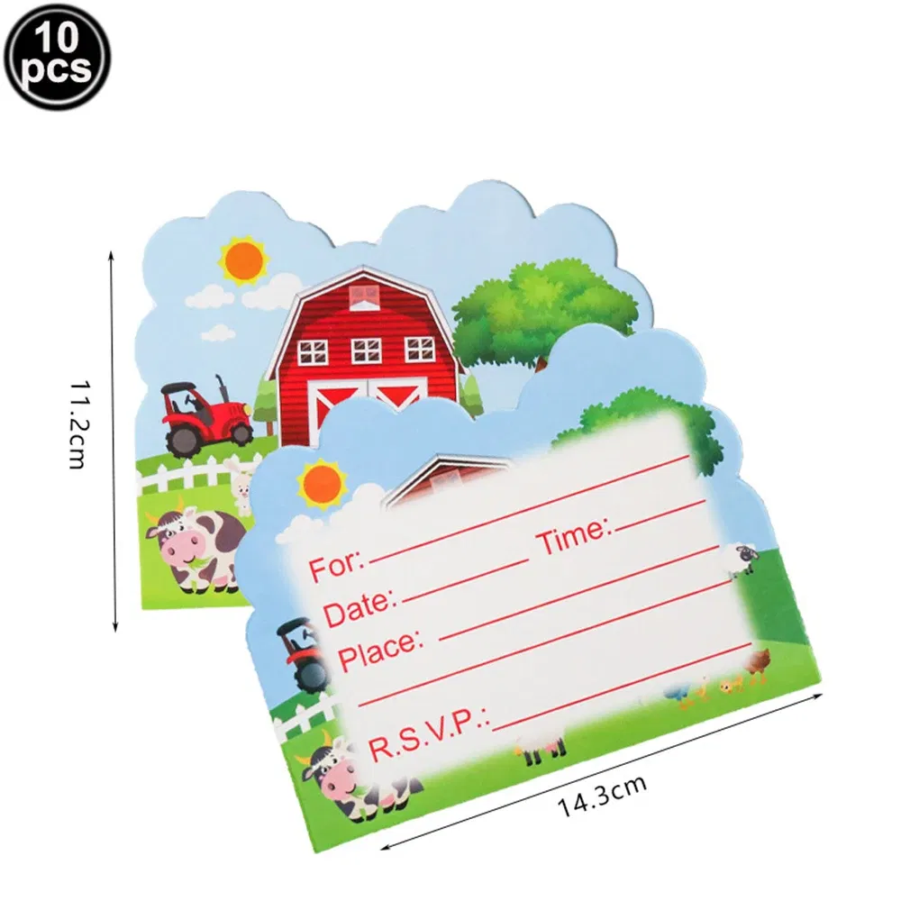 Color: Dark Khaki - Farm House Fun Barnyard Animals Party Supplies Paper Plates Napkins CUps Farm Animals Birthday Party Decoration