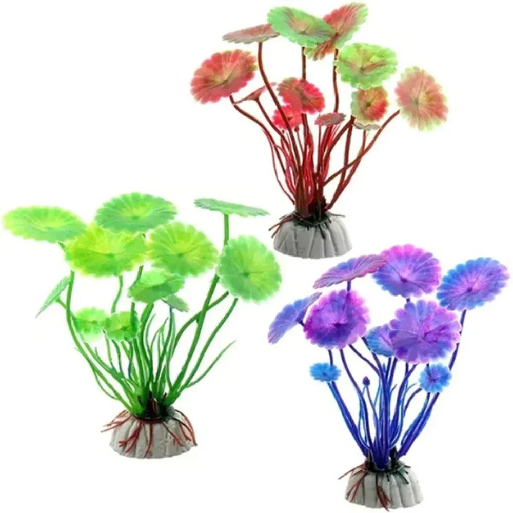 Color: Red - Delysia King Fake Aquatic Plants