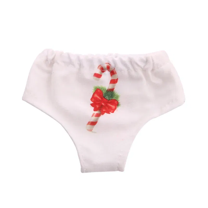 Color: Red - Doll Panties 24 Pattern Panties For 18 Inch American&43Cm Baby New Born Doll Our Generation , For Baby Birthday Festival Gift
