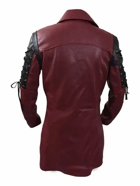 Color: black, Size: XXS - Men PU Leather Coat Men Retro Slim Fit Fashion Leather Jackets Men Autumn Winter Motorcycle Jacket Turn Down Collar Male Jacket