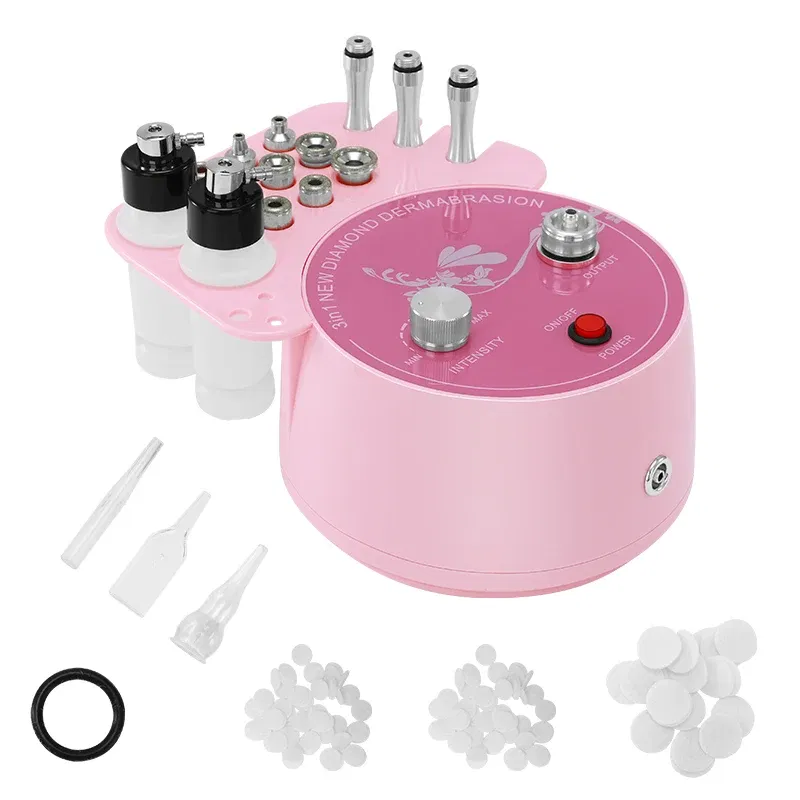 Color: Gold, Ships From: CHINA - 3 in 1 Diamond Microdermabrasion Dermabrasion Machine For Facial Blackhead Removal Acne Wrinkle Skin Care Device