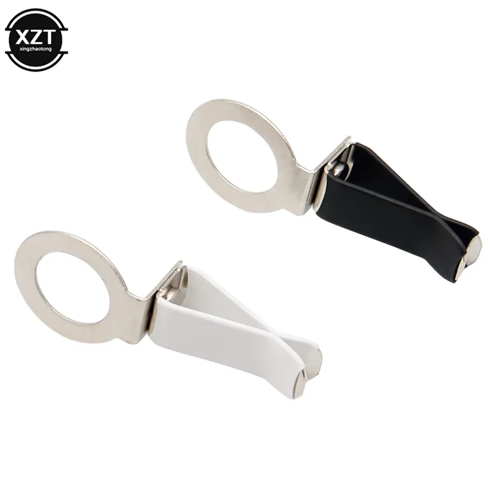 Color Name: black - Car Air Conditioner Air Outlet Perfume Clip White Black 360 ?° Rotating Stainless Steel Perfume Glass Bottle Clip Car Accessories