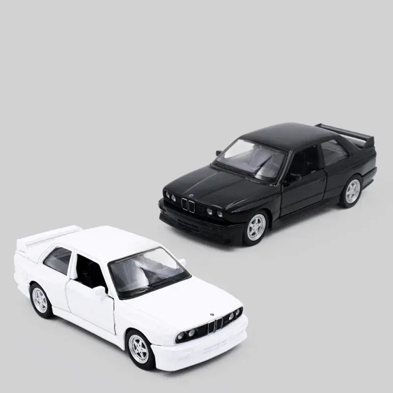 Color: Green - 1:36 BMW M3 E30 1987 Porsche 911 Turbo Audi Quattro Metal Toy Alloy Car Diecasts & Toy Vehicles Car Model Model Car For Children