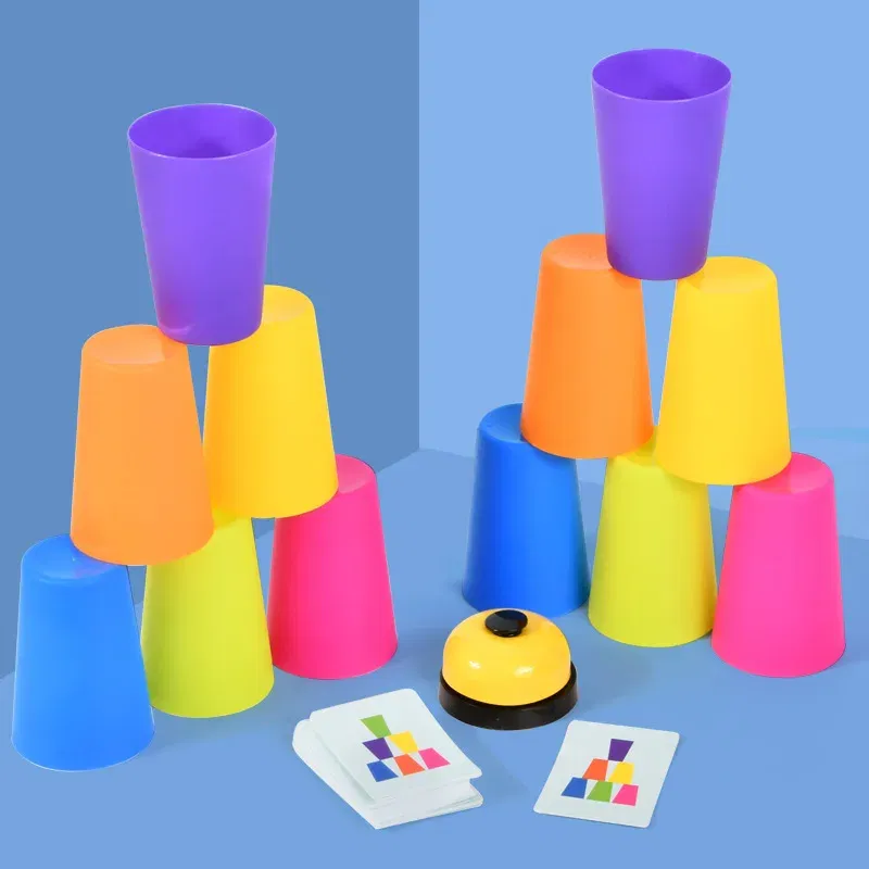 Color: Multicolor - Stacked Cup Battle for Kids,Parent-Child Interactive Game, Fun Stacking Game, Gift for Christmas
