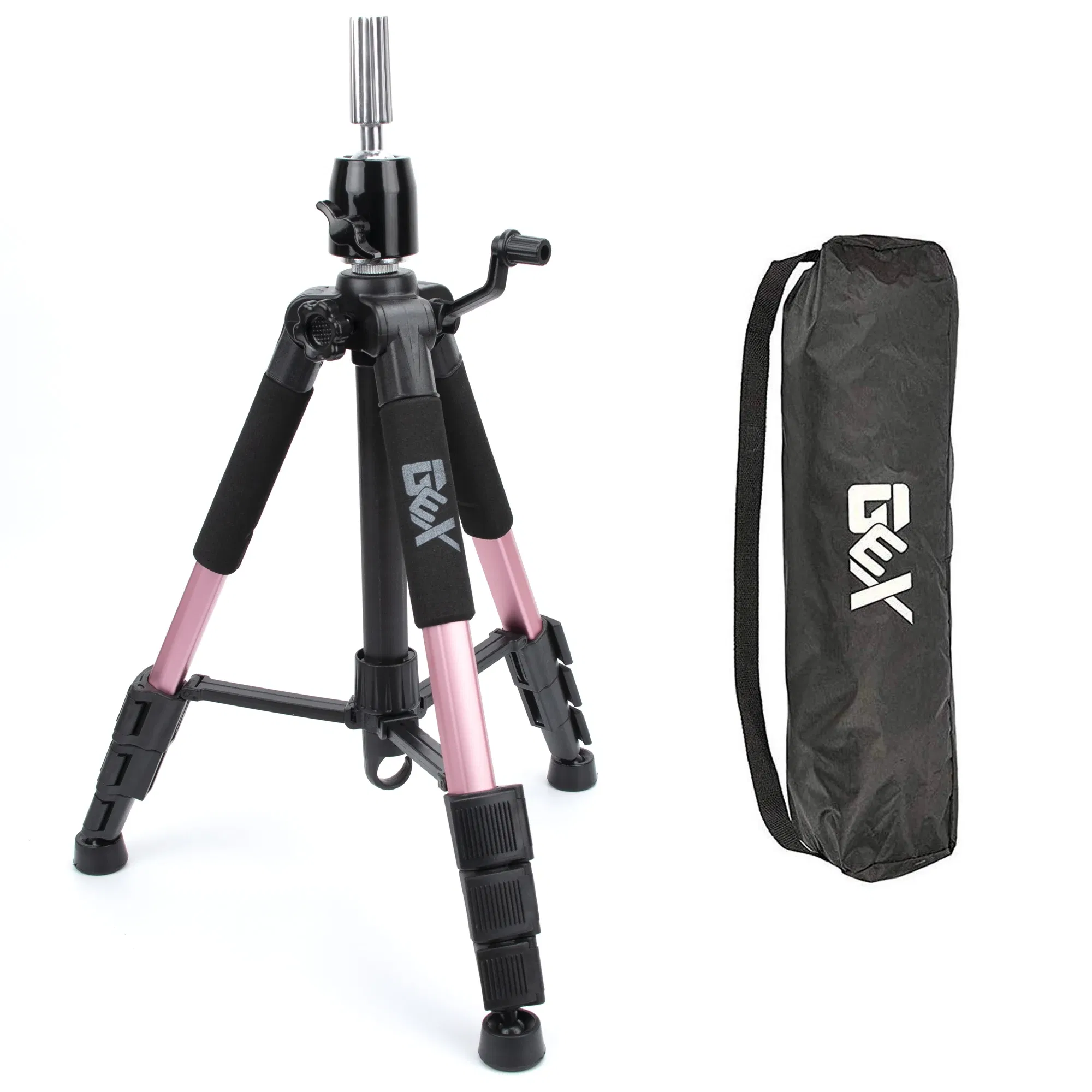 Ships From: CHINA - GEX Multifunction Training Mannequin Tripod / Camera Stand, Canvas Block, Mannequin Head, Cosmetology Hair Wig Stand