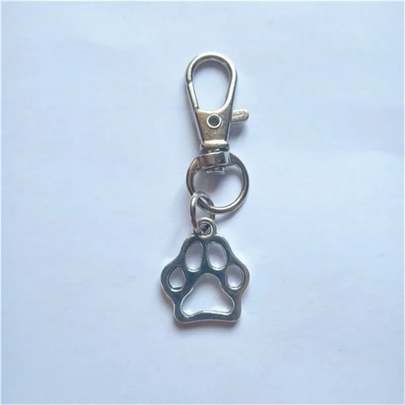 Dog Paw Keychain, Tiny Paw Keychain, Paw Print Jewelry, Dog Paw Charm Keychain, Gift for Him, Pet Gift
