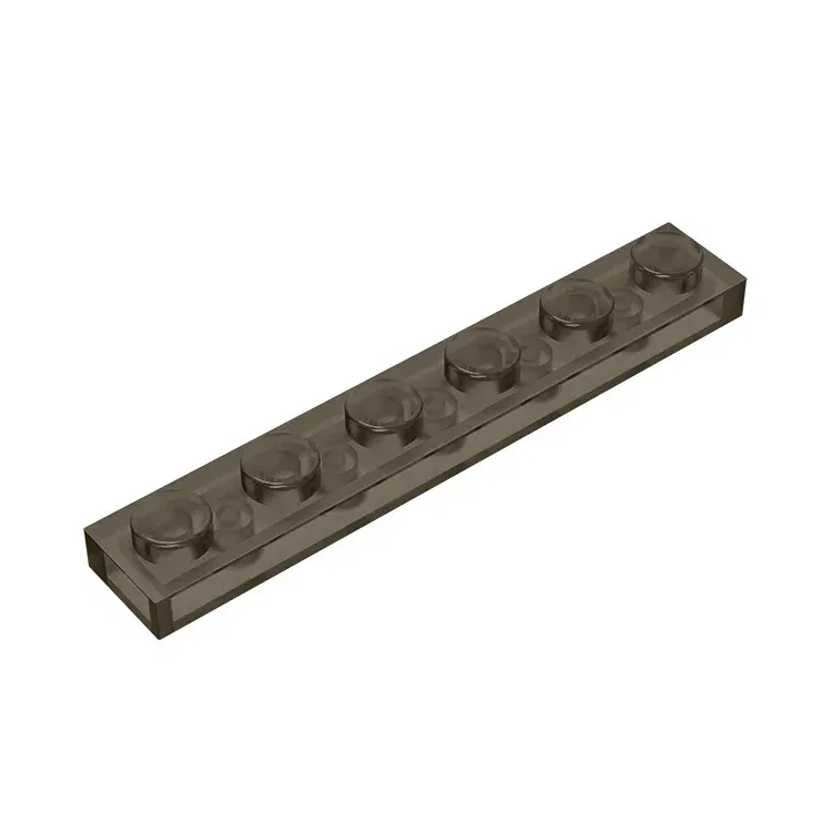 Color: LIGHT GRAY - Gobricks GDS-505 Plate 1 x 6 compatible with lego 3666 pieces of children's DIY building block Particles Plate DIY
