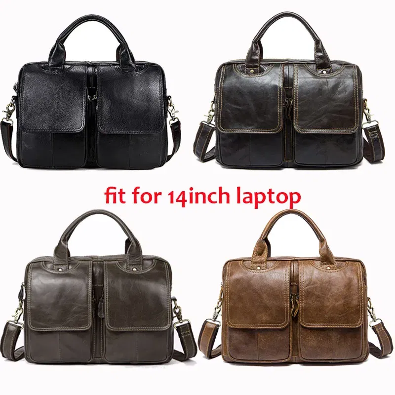 Color: Clear, Ships From: CHINA - WESTAL Men's Bag Genuine Leather Men's Briefcases Laptop Bag Leather Totes for Document Office Bags for Men Messenger Bags 8002