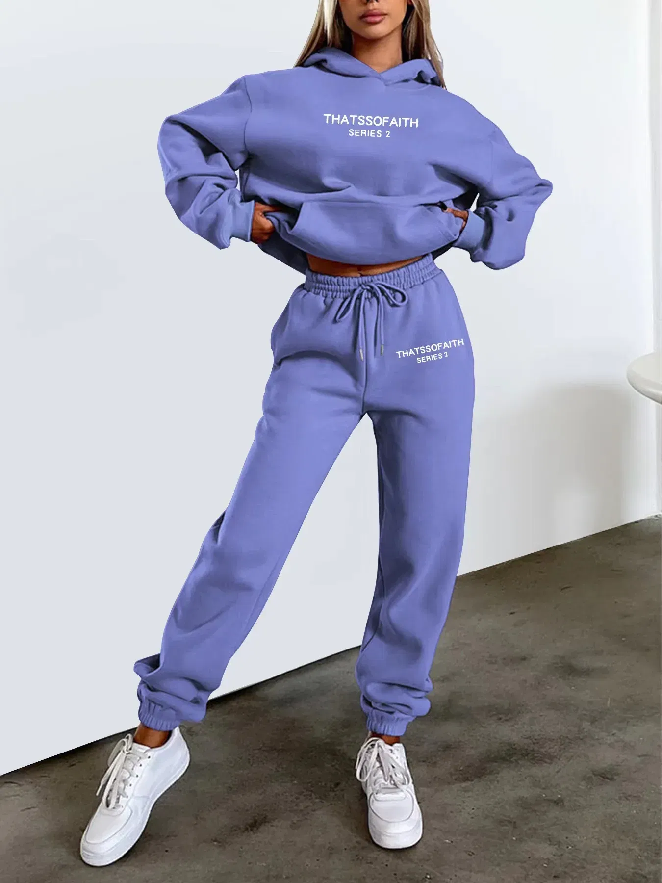 Color: Silver, Size: L, Ships From: CHINA - 2025 Autumn Winter Women's Sets 2pcs Hoodies Pants Suit Sports Outfits Letter Print Aesthetic Clothes Ladies Tracksuit