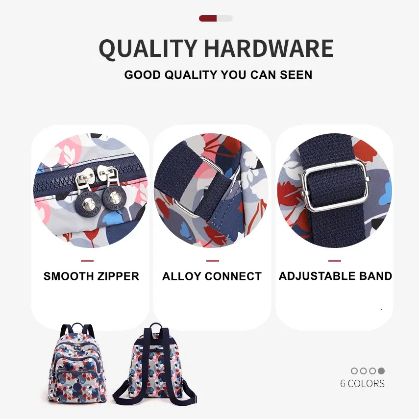 Color: Gold - Printing Backpack for Women Travel High Capacity Waterproof College Backpack Trendy Women Laptop School Bags Cute Girl
