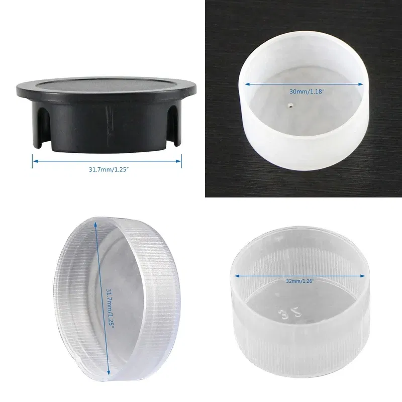 Color: light yellow - Anti-Dust Protective Cover 1.25'' Astronomical Eyepiece Cover Accs