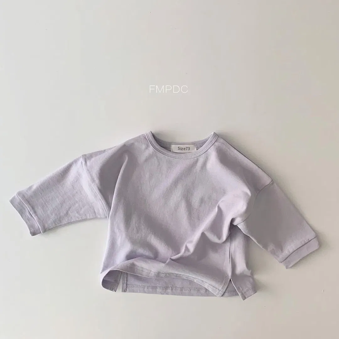 Color: Lavender, Kid Size: 6M - Korea Baby Tee 2023 Baby Autumn Clothes Basic Soft Bottoming Shirt Toddler Girl Clothes T-shirts Baby Boys Clothes Tank Tops New
