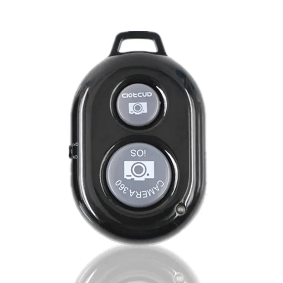 Color: GRAY - Smartphone Bluetooth Shutter Release Wireless Remote Control Mobile Phone for iPhone 15 14 Huawei Samsung Xiaomi HTC Vivo Selfie
