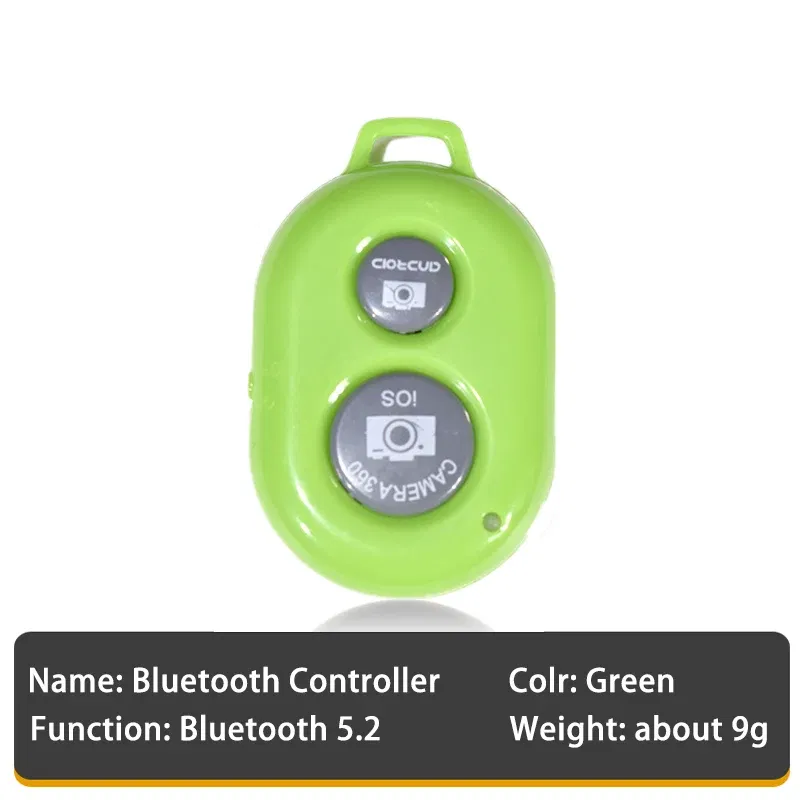 Color: GRAY - Smartphone Bluetooth Shutter Release Wireless Remote Control Mobile Phone for iPhone 15 14 Huawei Samsung Xiaomi HTC Vivo Selfie