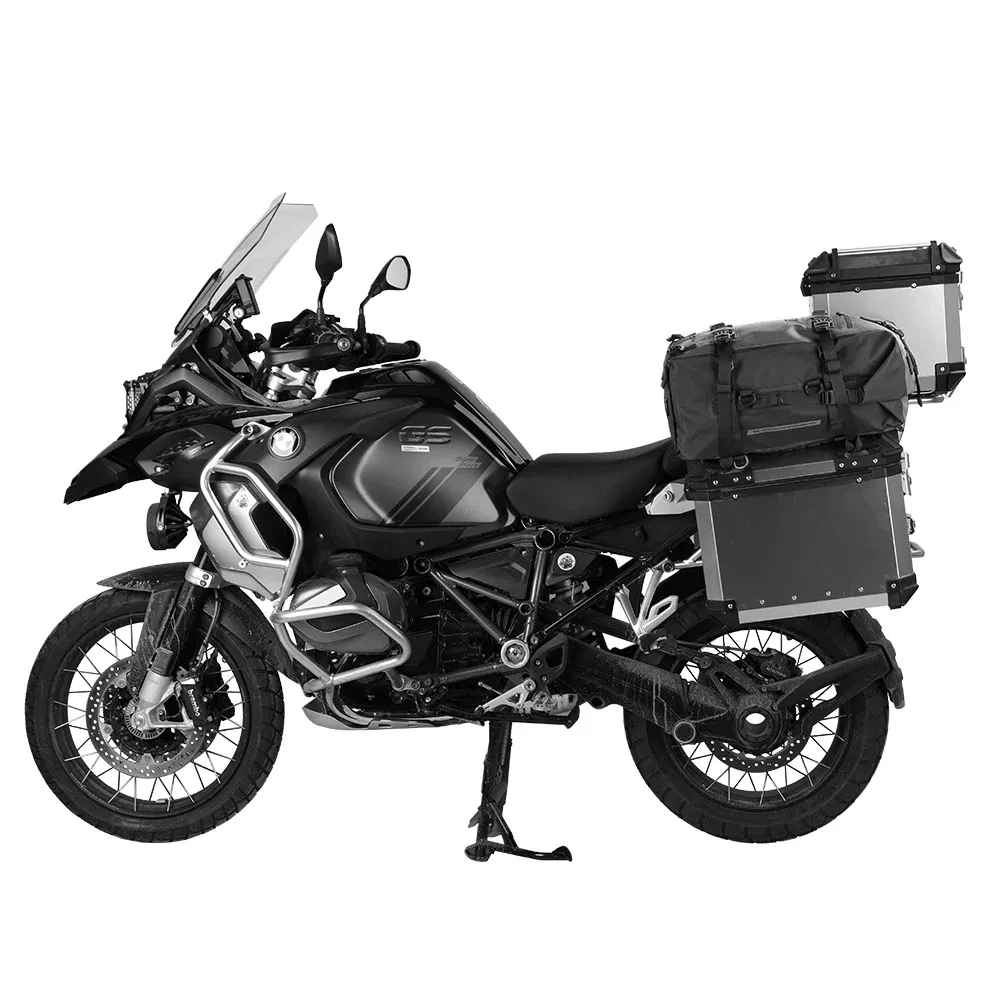 Color: Light Grey, Ships From: CHINA - Rhinowalk Motorcycle Box Top Pannier Bag 8L-30L Waterproof Luggage Motor Side Case Top Saddle Rear Seat Bag Storage Trunk 1PC