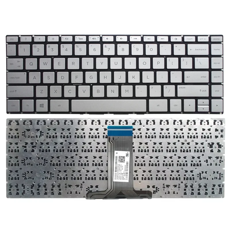 Color: Orange - US/RU/SP Laptop Keyboard For HP 14-BA 14-BD 14-BF 14-BS 14-BP 14-BK 14-BW 14-CB 14-CF 14-DK 14-DP 14S-CR 14S-CF 14S-DP 14M-BA