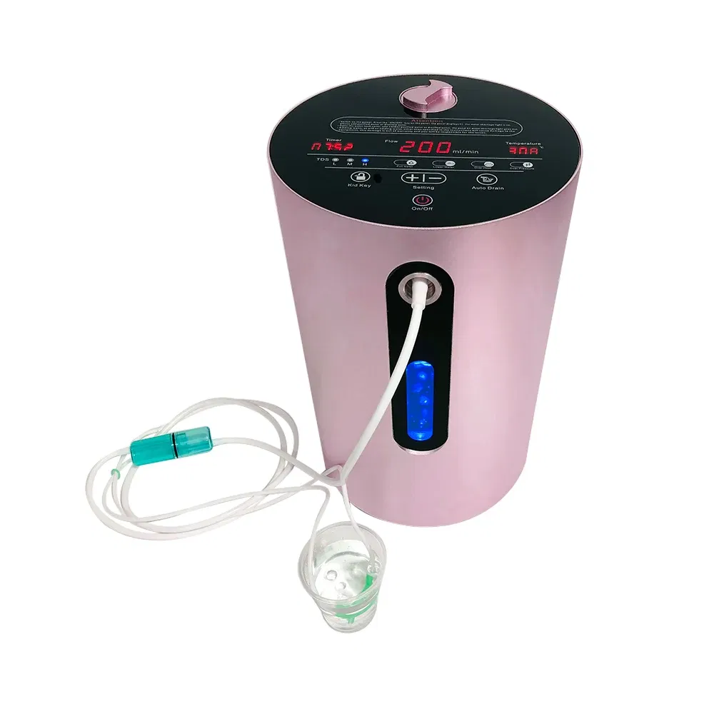 Suyzeko Hydrogen Inhalation Machine Hydrogen Water Bottle Generator 200ml/min Hydrogen Generator from Home SPE/PEM