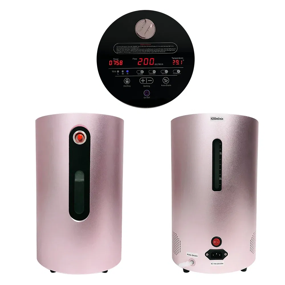 Suyzeko Hydrogen Inhalation Machine Hydrogen Water Bottle Generator 200ml/min Hydrogen Generator from Home SPE/PEM