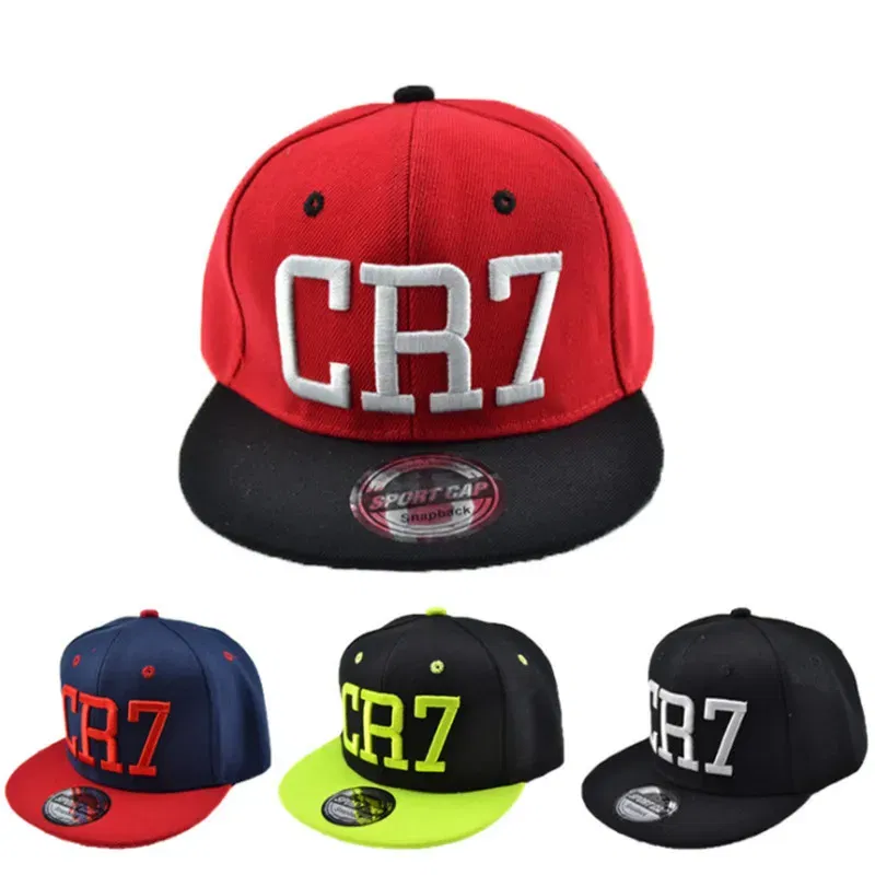 Color: green - New Fashion Children Ronaldo Cr7 Neymar Njr Baseball Cap Hat Boys Girls Kids Messi Snapback Hats Hip Hop Caps Gorras