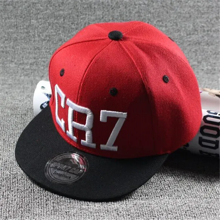 Color: green - New Fashion Children Ronaldo Cr7 Neymar Njr Baseball Cap Hat Boys Girls Kids Messi Snapback Hats Hip Hop Caps Gorras