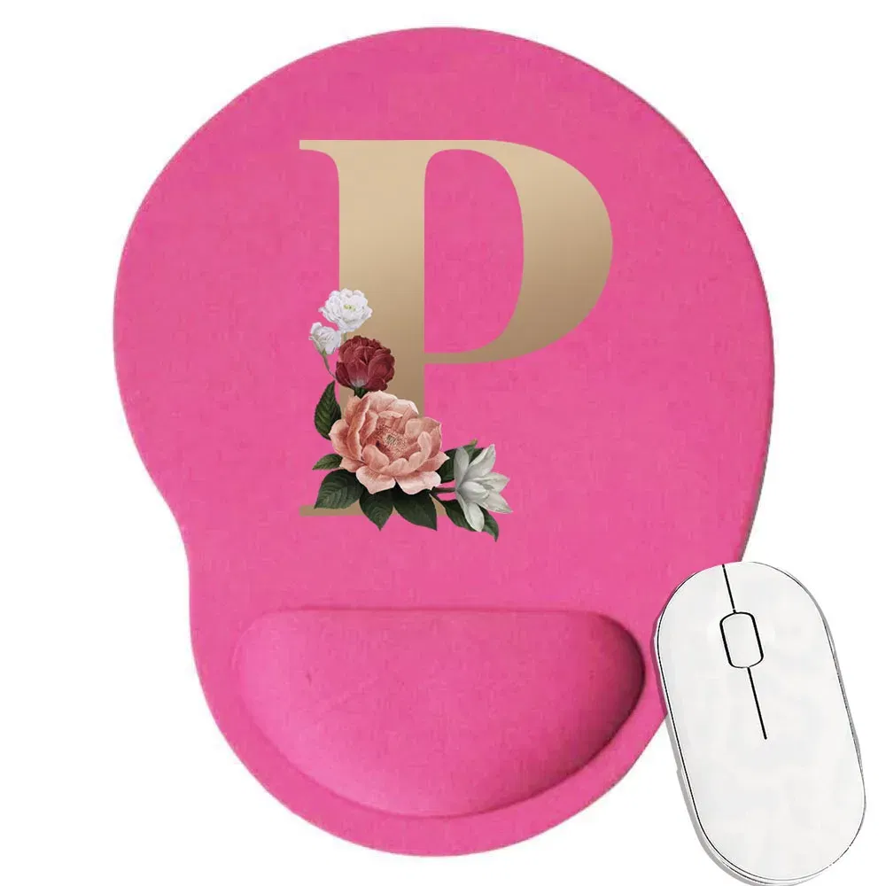 Color: dark green - Mouse Pad Gaming MousePad Premium Mousepad Speed and Control Desk Pad Pink Mouse Mat High-Grade Desk Mat Gold Letter Series
