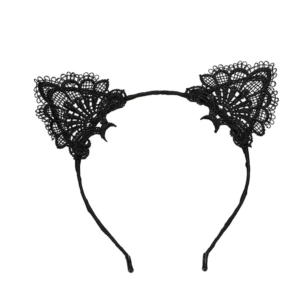 Color: Pink, Size: One Size, Ships From: CHINA - Cartoon Cats Fox Ears Headband with Bell Bow for Anime Cosplay Party Costume
