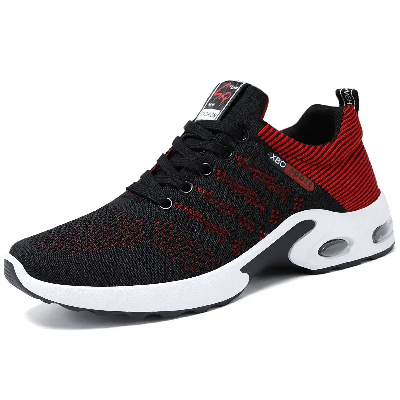Color: Blue, Shoe Size: 47 - sneakers Men 2025 new men's shoes lace-up running shoes Light casual sneakers