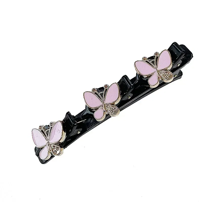 Color: Dark green - Double Layer Braided Hairpin Hair Hoop Broken Hair Clip Women Hairpin Korean Fixed Headband New Hairpin Lazy Hair Accessories