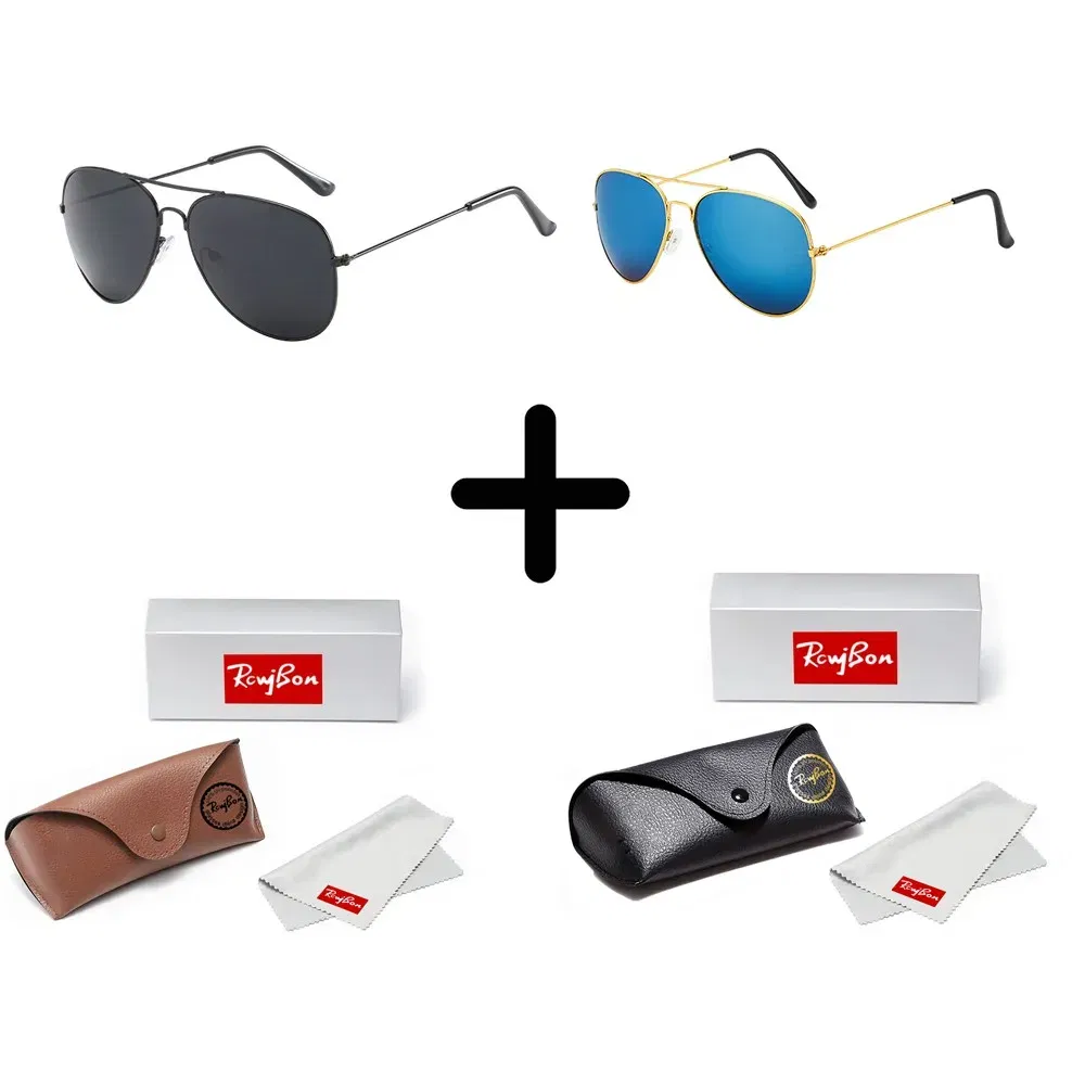 Lenses Color: Brown, Frame Color: Red - Classic Retro Pilot Polarized Sunglasses Men Luxury Metal Black Aviation Sun Glasses Male Fashion Driving Vacation Shades UV400