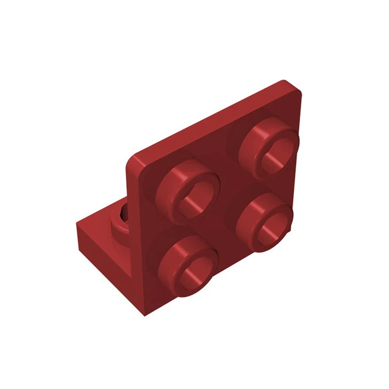 Color: Chocolate, Size: S - 10 pcs lot 99207 Bracket 1x2-2x2 Inverted Building Blocks Moc Accessories Compatible with Brick Toys Children