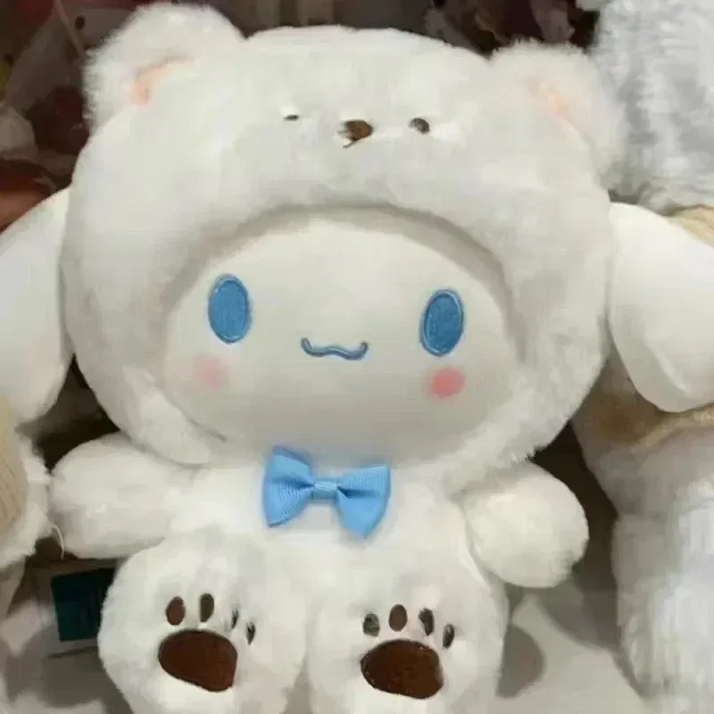 Color: LightSteelBlue - Sanrio Kuromi Plush Toy30cm Cinnamoroll Melody Stuffed Doll Comfortable And Soft Plush Toy Valentine's Day Child Birthday Gift