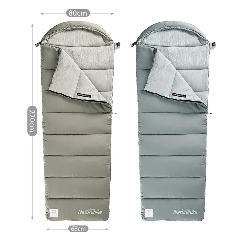 Color: Pink, Ships From: CN - Naturehike Winter Sleeping Bag Ultralight Compact Potable Envelope Cotton Quilt Spliced Travel Outdoor Camping Sleeping Bag