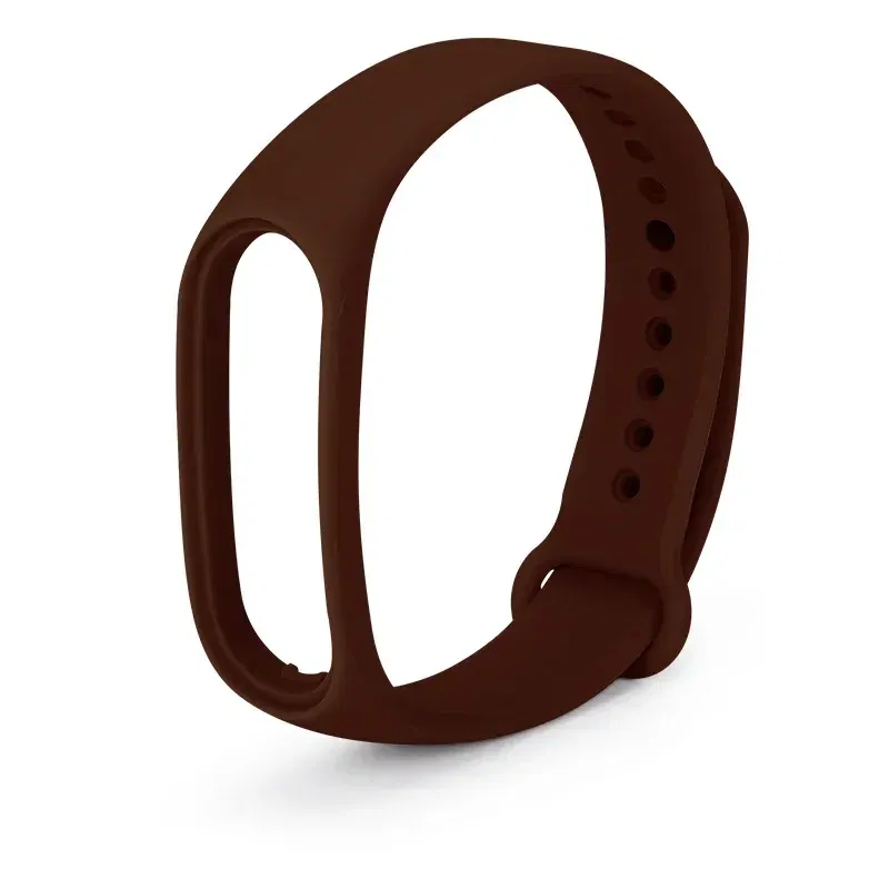 Band Color: Blonde, Band Width: 18mm, Ships From: CHINA - Silicone Watch Strap For Xiaomi Mi Band 7 6 5 4 3 Wristband Bracelet Wrist Straps MiBand 3/4 band5 band6 Smartwatch Accessories
