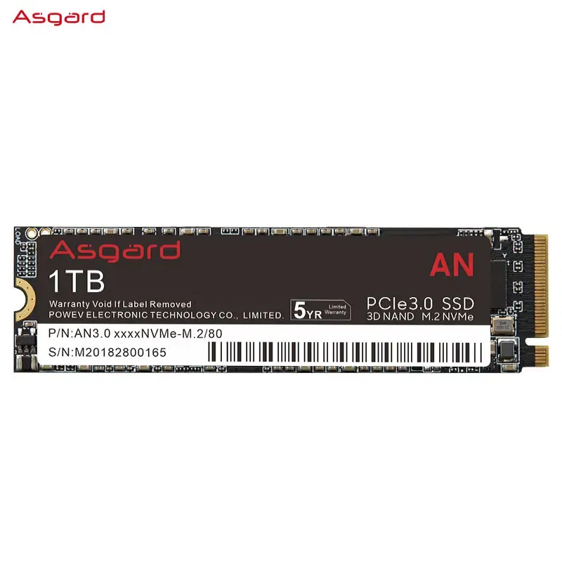 SSD Capacity: 500GB - Asgard  M.2 SSD M2 512gb PCIe NVME 512GB 1TB 2TB Solid State Drive 2280 Internal Hard Disk for Laptop  Cache
