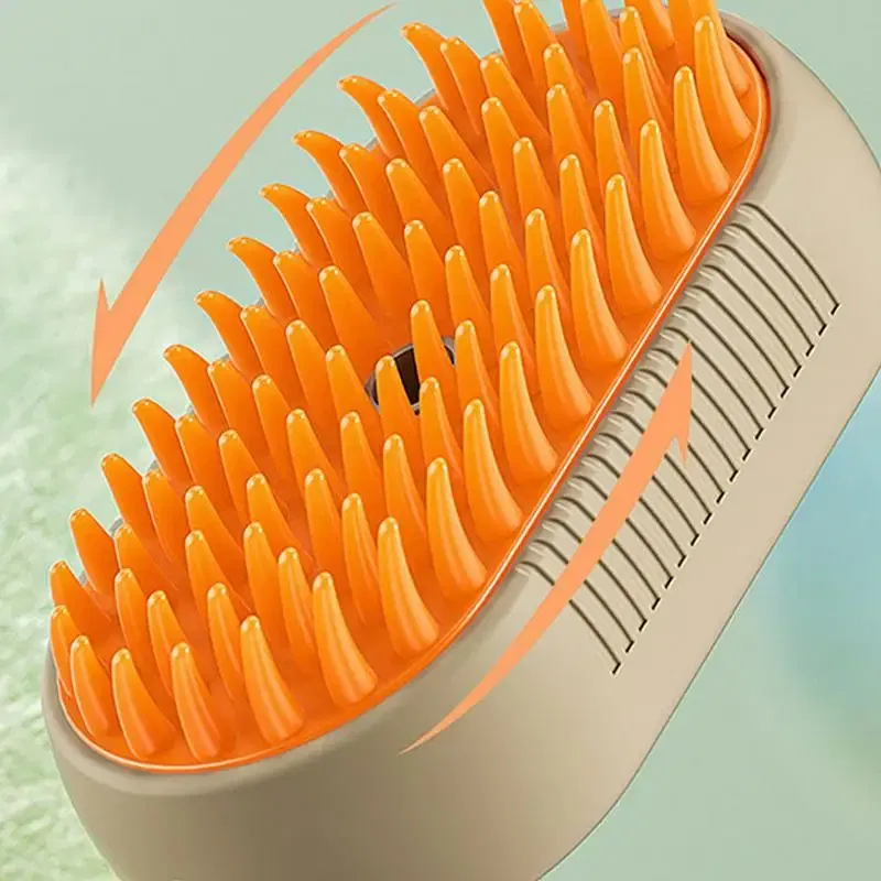 Color: WHITE, Ships From: CHINA - Steam Brush Steam Cats Comb Water Steam Cat Brush Electric Spray Hair Brushes Cats Massage Grooming Hair Removal Comb
