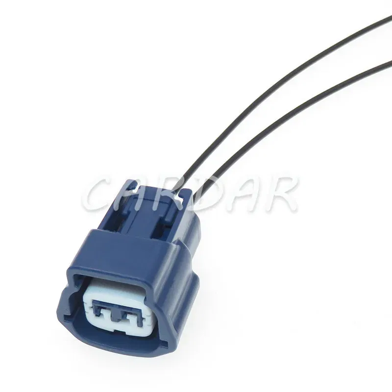 Color: WHITE - 1 Set 2 Pin 6189-0777 Automobile Sealed Connector Electrical Waterproof Socket AC Assembly Water Temperature Sensor For Nissan