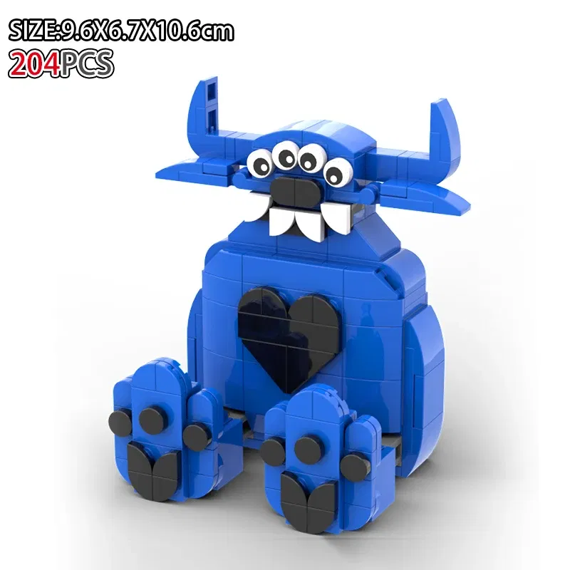 Color: Pink - Monster Garten of BanBan Building Blocks Toys Set Anime Action Figure Animal Bricks Toys Set for Kids Boys Birthday Easter Gift