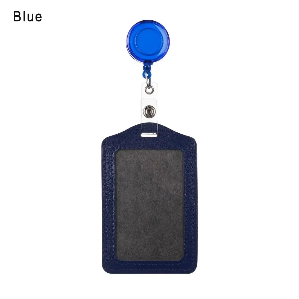 Color: Naturals - Unisex Work Card Holders With Lanyard PU Bank Card Name Credit Card Holders Card Bus ID Holders Identity Badge With Neck Strap
